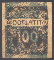 CZECHOSLOVAKIA - ERROR - " DOPLATIT "  100 H  - ESSAY ? On Stamps Eagle - Mint - 1919 - RARE - DAR - Plaatfouten En Curiosa