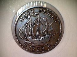 Grande Bretagne 1/2 Penny 1938 - C. 1/2 Penny