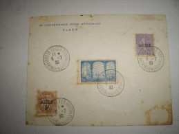 Conferance Nord Africaine Alger 1930-  Avec Taches - Covers & Documents