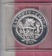 SIERRA LEONE $ 10,= 2008 AG PROOF OLYMPICS BEIJING CHINESE DRACHEN - Sierra Leone