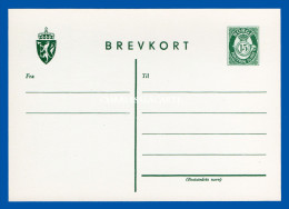 NORWAY PRE-PAID CARD UNUSED 15 ORE POSTHORN BREVKORT THICK CENTRAL LINE WATERMARK INVERTED & REVERSED - Entiers Postaux