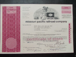 USA - Missouri Pacific Rail Road Company - Railway & Tramway