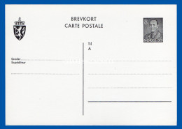 NORWAY PRE-PAID CARD UNUSED 55 ORE OLAV V BREVKORT  WATERMARK INVERTED - Postal Stationery