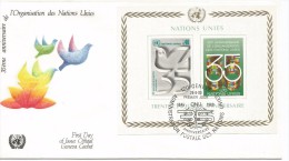 ONU NACIONES UNIDAS GENEVE 1980 35 ANIVERSARIO - Sonstige & Ohne Zuordnung
