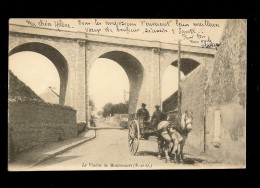 CPA 78 Le Viaduc De MAURECOURT , Attelage PERCHERON - Maurecourt