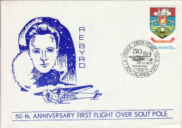 27685- R.E. BYRD, FIRST FLIGHT OVER SOUTH POLE, 1979, ROMANIA - Polar Flights