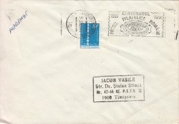 27779- PHILATELIC MAGAZINE ANNIVERSARY, SPECIAL POSTMARK, ENDLESS COLUMN STAMP ON COVER, 1981, ROMANIA - Covers & Documents