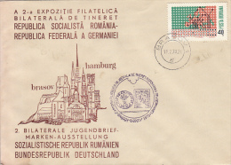 27862- PHILATELIC EXHIBITION, BRASOV-HAMBURG, SPECIAL COVER, 1970, ROMANIA - Briefe U. Dokumente