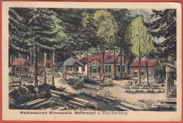 MAFFERSDORF B. REICHENBERG ( Vratislavice Nad Nisou - Liberec )  Waldrestaurant Mosesquelle ( Czech Republic ) Travelled - Czech Republic