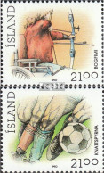 Island 728-729 (kompl.Ausg.) Postfrisch 1990 Sport - Neufs