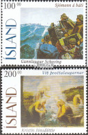 Island 842-843 (kompl.Ausg.) Postfrisch 1996 Gemälde - Neufs