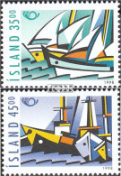 Island 884-885 (kompl.Ausg.) Postfrisch 1998 NORDEN: Seefahrt - Unused Stamps