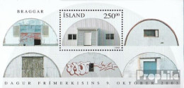 Island Block33 (kompl.Ausg.) Postfrisch 2003 Tag Der Briefmarke - Militärbaracke - Blokken & Velletjes