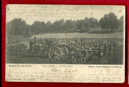 FXF-13 Schweiz Armee Suisse. Batterie Im Abmarsch. Pioneer.Artillerie. Gelaufen In 1905 Briefmarke Fehlt, Papier Fein - Laufen-Uhwiesen 