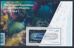 CANADA 2015 Franklin's Lost Expedition Souvenir Sheet** - Unused Stamps