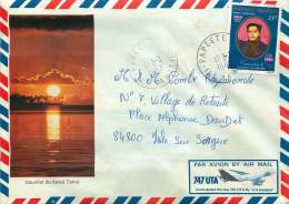 1983  Lettre Avion Pour La France  Souverain Tamatoa  PA 118 - Covers & Documents