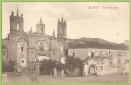Cáceres - San Francisco - España (Tarjeta Postal Con Pequeños Agujeros) - Cáceres