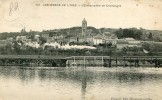 CPA 95 CHAMPAGNE SUR OISE L EMBARCADERE DE CHAMPAGNE 1909 - Champagne Sur Oise