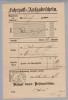 Heimat DE Bay Pfaffenhausen 187?-11-16 Fahrpost-Aufgabeschein - Cartas & Documentos