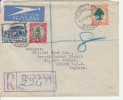 Durban 1937 - Registered - Cover Letter Brief Lettre - Covers & Documents