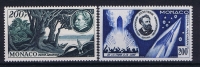 MONACO:  Mi Nr 495 + 522 Yv AE 59 - 60   Avec Charnière  1955 - Airmail