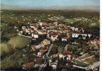 CPM ALPES MARITIMES - MOUGINS N°395-110 VUE GENERALE AERIENNE DU VIEUX VILLAGE - ECRITE EN 1966 - Mougins