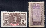 Haut-Sénégal Et Niger  N°2 Neuf Charnière Et N°18 Neuf Sans Gomme - Unused Stamps
