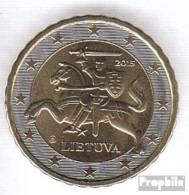 Litauen LIT 4 2015 Stgl./unzirkuliert Stgl./unzirkuliert 2015 Kursmünze 10 Cent - Lituanie
