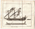 1741 - Gravure Sur Cuivre Originale - Coupe De La Galère - FRANCO DE PORT - Sonstige & Ohne Zuordnung