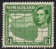 Somaliland Protectorate - 1938 KGV 1r (*) # SG 101 - Somaliland (Protectorate ...-1959)