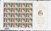 Belgie 2002 1ste Verjaardag Prinses Elisabeth 1w Volledig Vel Van 20z ** Mnh (F4367A) @ Postprijs @ Face - Ohne Zuordnung