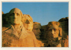 MOUNT  RUSHMORE:   I RITRATTI DI 4 PRESIDENTI       (NUOVA CON DESCRIZIONE  DEL SITO SUL RETRO) - Mount Rushmore