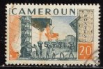 Cameroun - Oblitéré - Charnière Y&T 1959 N° 308 Production Bananière 20f Brun Vert - Gebraucht