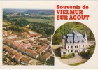 Vielmur-sur-Agout. Vue Générale Aérienne... - Vielmur Sur Agout