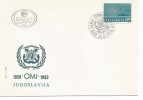 YUGOSLAVIA FDC 1983 ORGANIZACION MARITIMA INTERNACIONAL - Other (Sea)