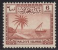 Maldive Islands - 1950 6l (*) # SG 24 - Maldiven (...-1965)