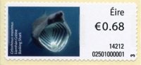 IRELAND (2014). SOAR - ATM - Cetorhinus Maximus - Liamhán Gréine - Basking Shark - Requin Pèlerin - Riesenhai - Tiburón - Franking Labels