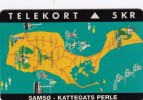 Denmark, JP 006, Samsoe "The Pearl Of Kattegat",Lighthouse,  Mint, Only 3.000 Issued, 2 Scans. - Vuurtorens