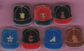 47063-lot De 7 Pin's.casquette.baseball. - Baseball