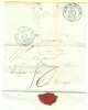 LONDON 22.10.1836 To La Haye (Den Haag) In Holland  With Engeland Over  Rotterdam In Red - ...-1840 Prephilately