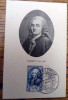 13/03/1950 - Premier Jour - Carte Maximum Numérotée - TURGOT - Oblit. Facteur Rural  - Yvert & Tellier N° 858 - 2010-2019