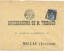 LBL32 - GRANDE BRETAGNE LETTRE CLASSIQUE LONDON / MILLAU JUILLET 1894 - Cartas & Documentos