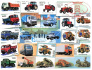 (639) Belarus Truck And Cars - With Stamps At Back Of Card - Trucks, Vans &  Lorries