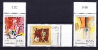 Luxemburg 2002 Collection D'Art 3v ** Mnh (25076) @ Face - Unused Stamps