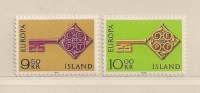 ISLANDE  ( EUIS - 142 )  1968  N° YVERT ET TELLIER     N° 372/373   N** - Ongebruikt