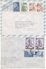 ARG-L44 - ARGENTINE N° 621/622+ PA 68 (Révolutionnaires) Sur 2 Lettres Par Avion Pour La France - Lettres & Documents