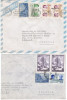 ARG-L44 - ARGENTINE N° 621/622+ PA 68 (Révolutionnaires) Sur 2 Lettres Par Avion Pour La France - Briefe U. Dokumente