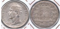 FRANCIA FRANCE 5 FRANCS  CHARLES X 1829 A PLATA SILVER X - 5 Francs