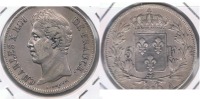 FRANCIA FRANCE 5 FRANCS  CHARLES X 1830 A PLATA SILVER X - 5 Francs