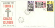 Turks & Caicos Islands - 1972 - Easter - Grand Turk - FDC - Turks E Caicos